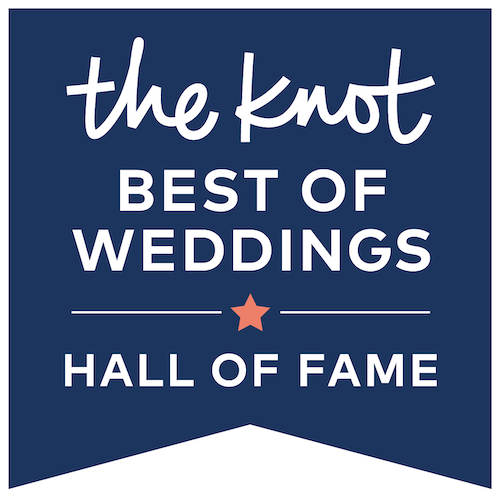Best of Weddings Hall of Fame Award from The Knot