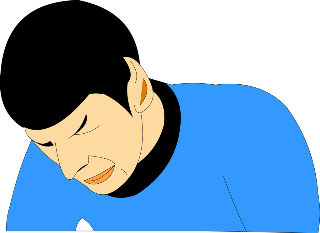 Vector drawing of Mr. Spock