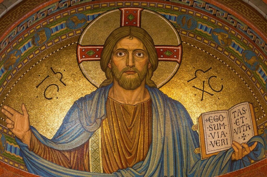 Jesus Christ Greek Orthodox mosaic