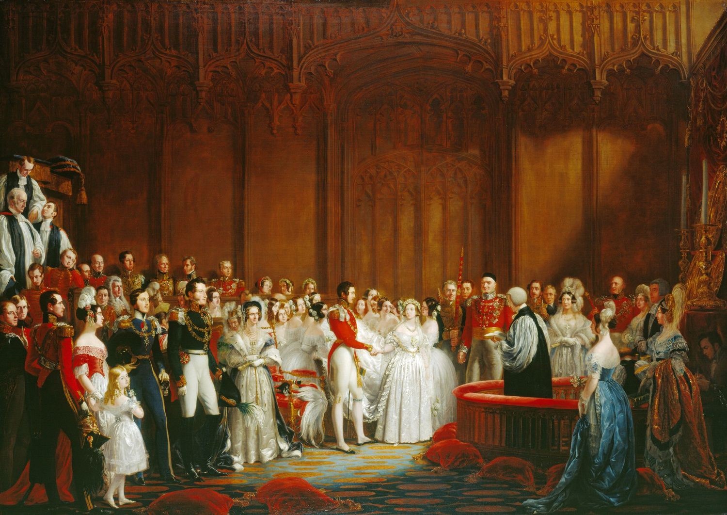 wedding of Queen Victoria and Prince Albert