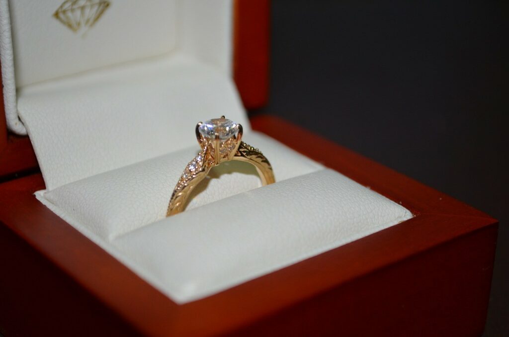 cathedral engagement ring