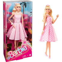 Barbie doll in pink dress