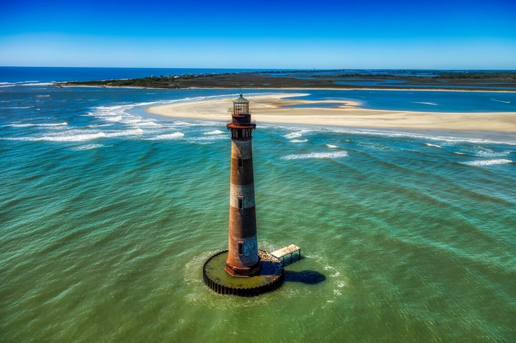 South Carolina Morris Island lighthouse