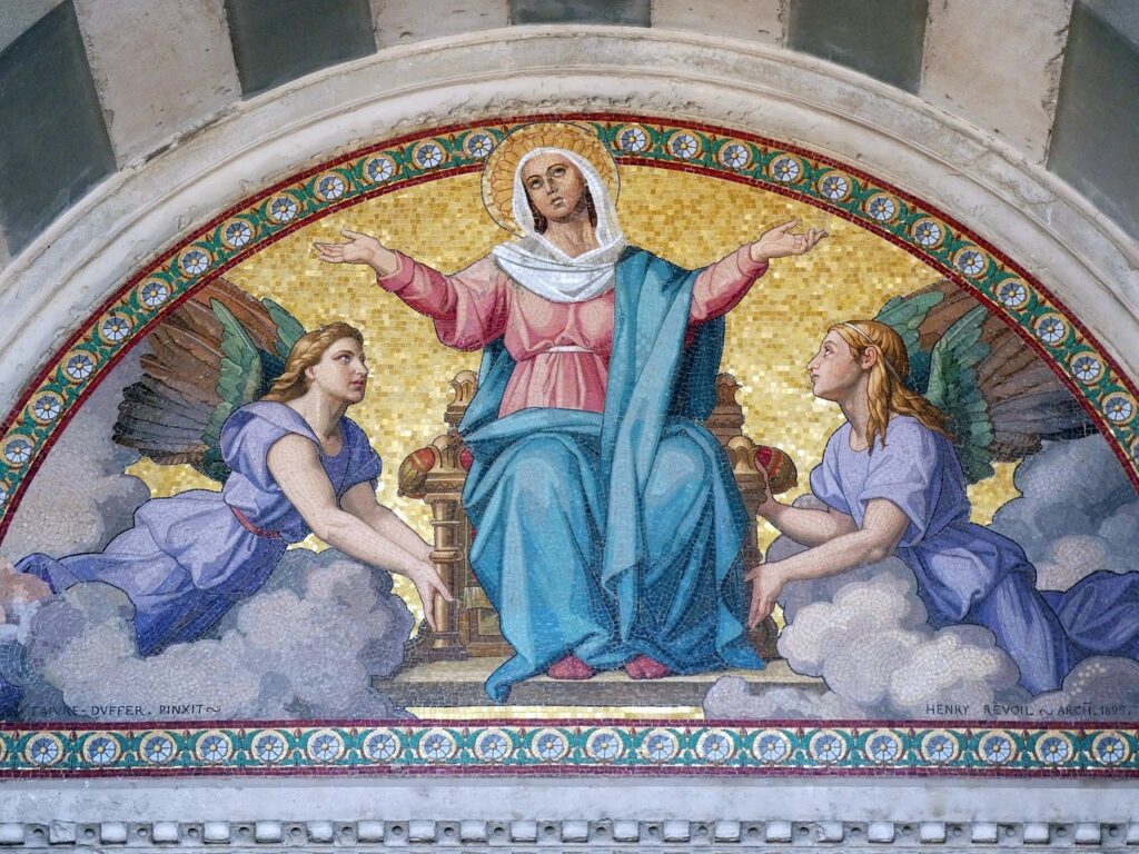 Marseille Mother Mary art
