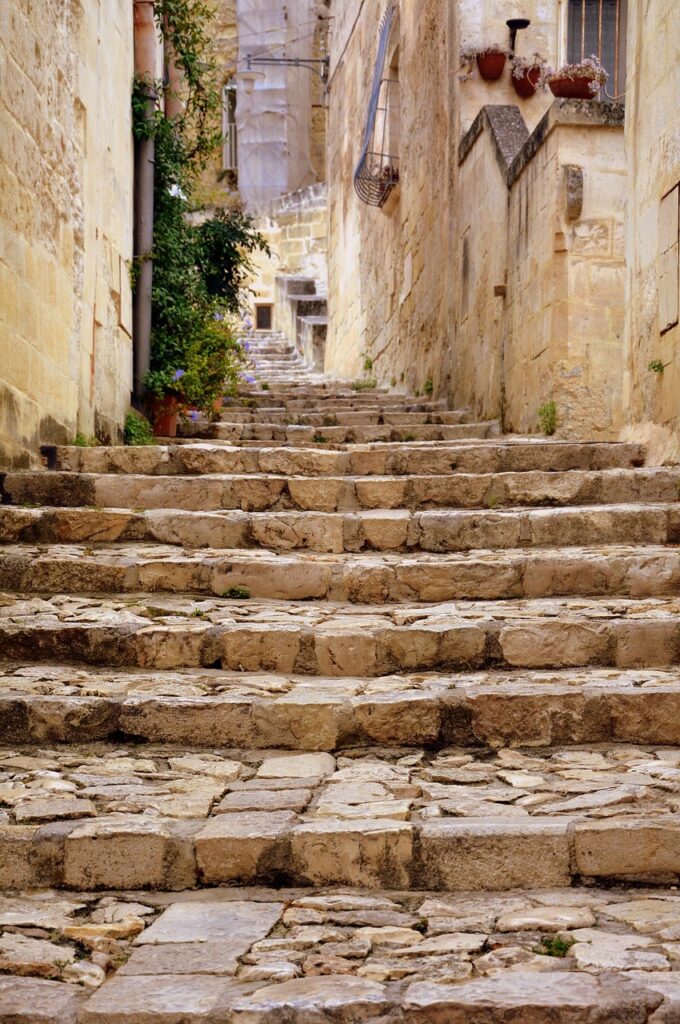 Italy outdoor steps