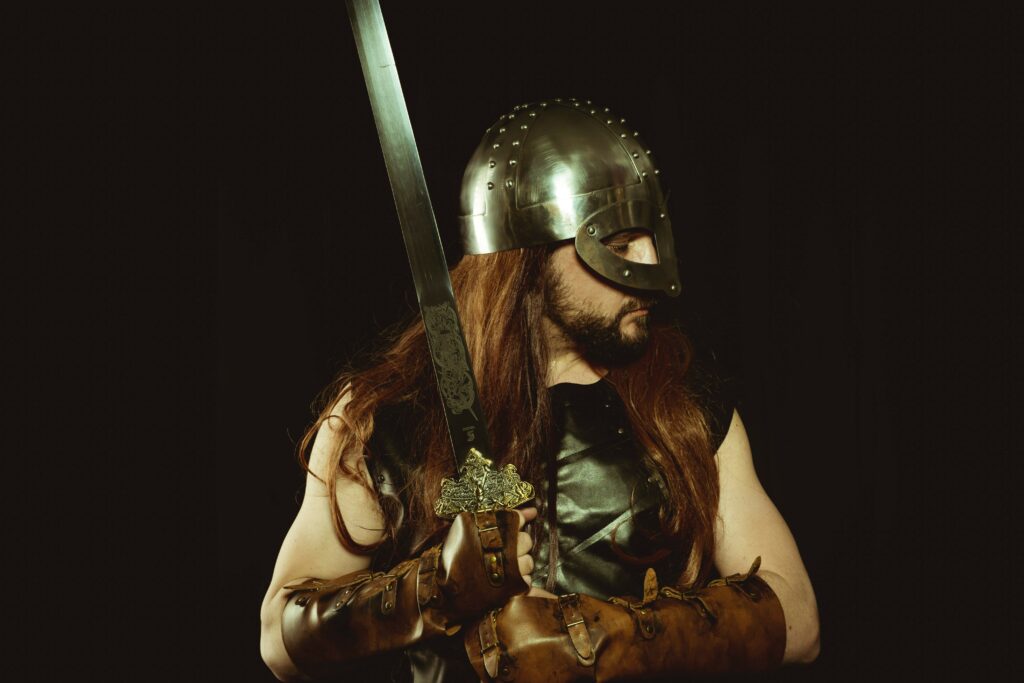 Viking holding a sword