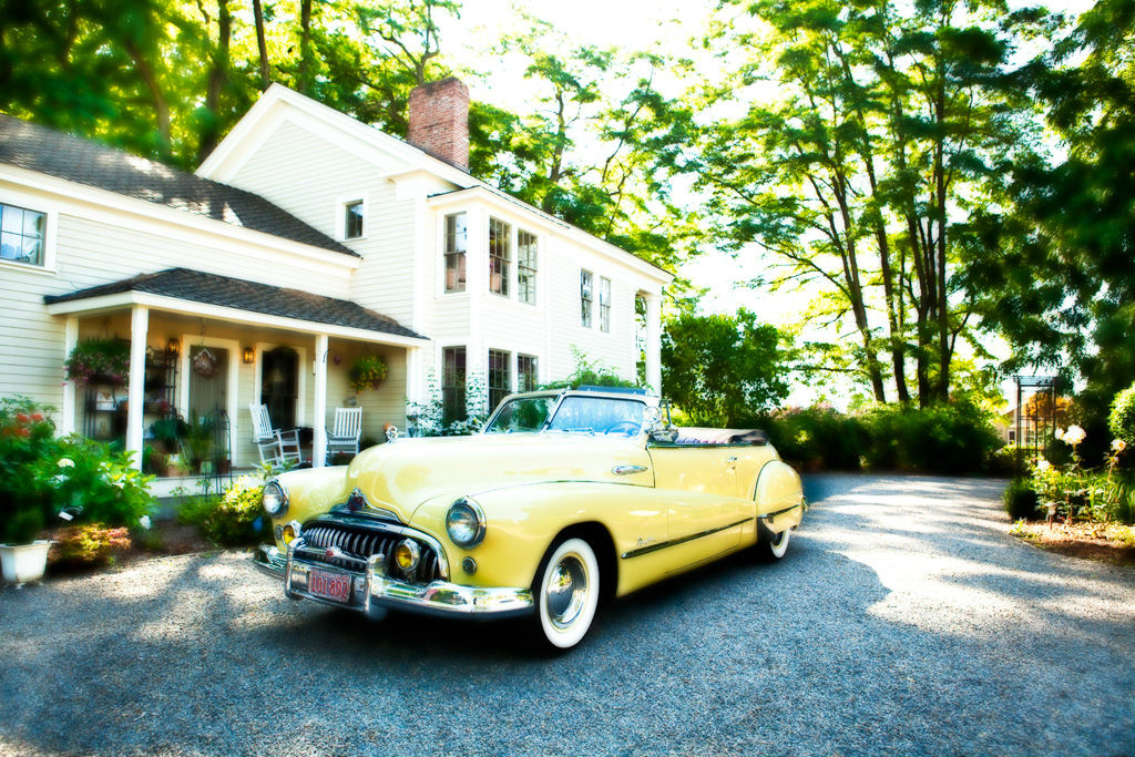 Ainsworth House classic yellow convertible