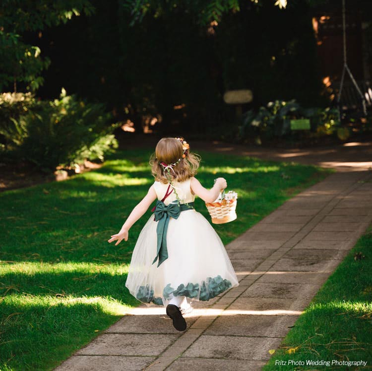 Fritz Photo Wedding Photography Ainsworth House Flower Girl